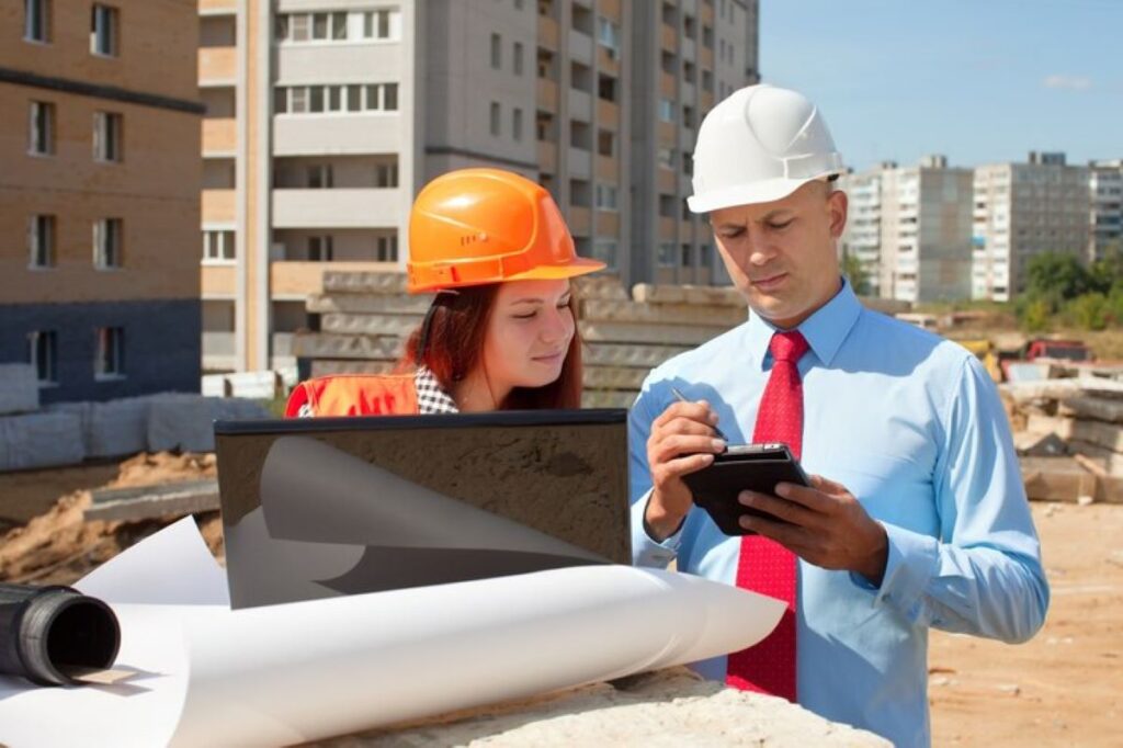Construction surveyors