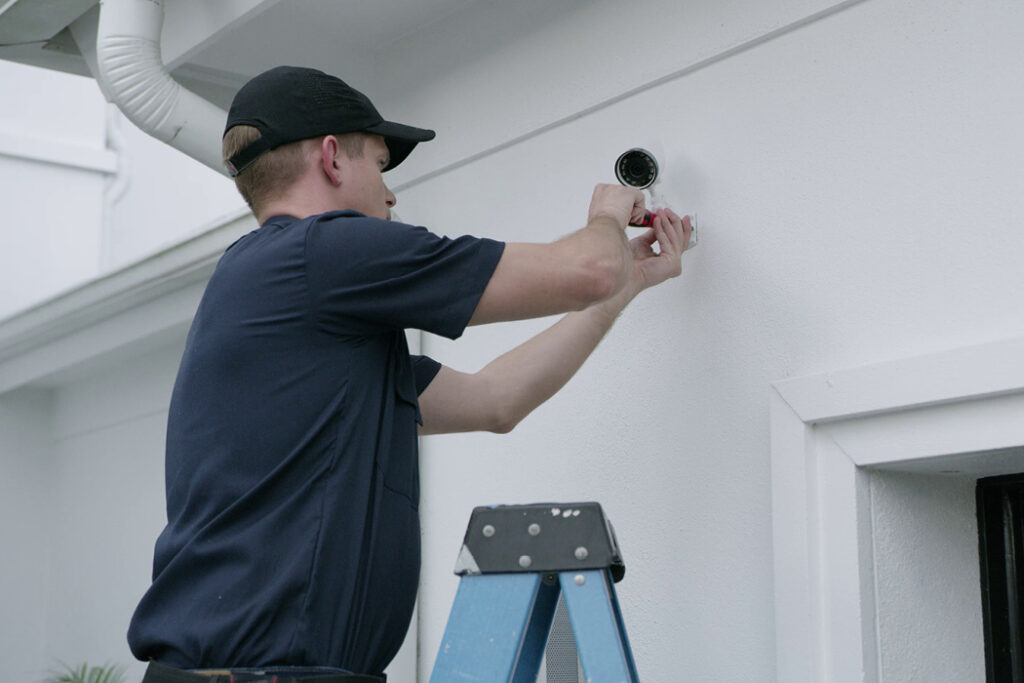 home security camera installation
