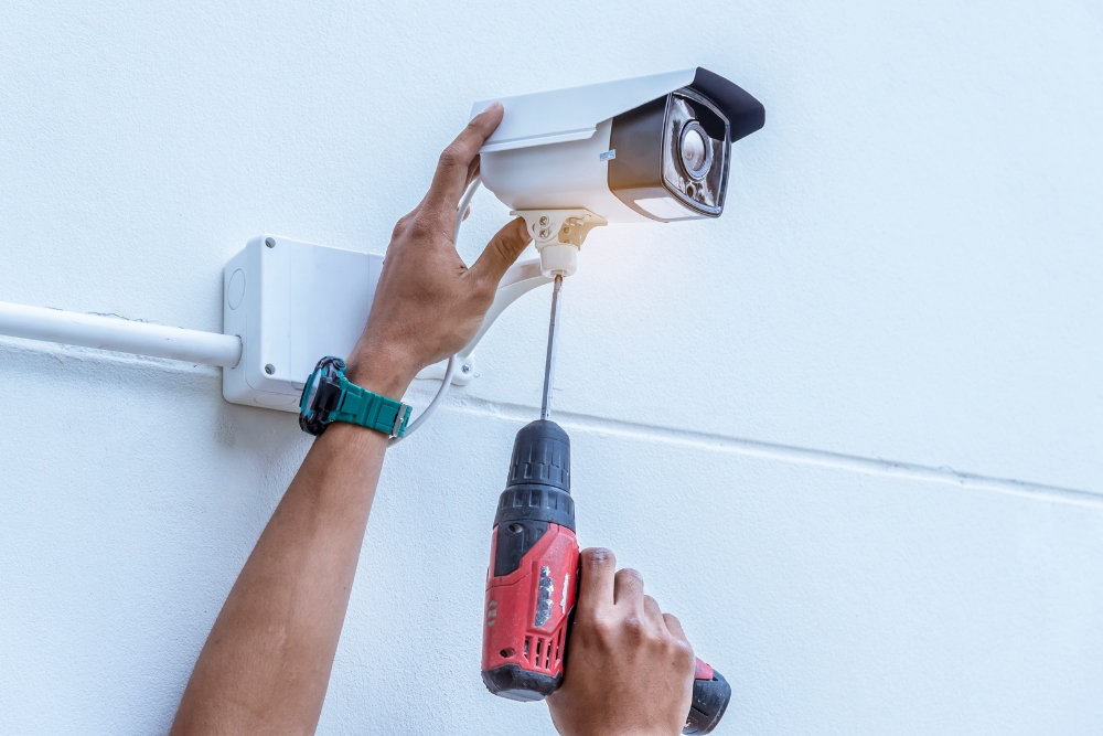 home security camera installation