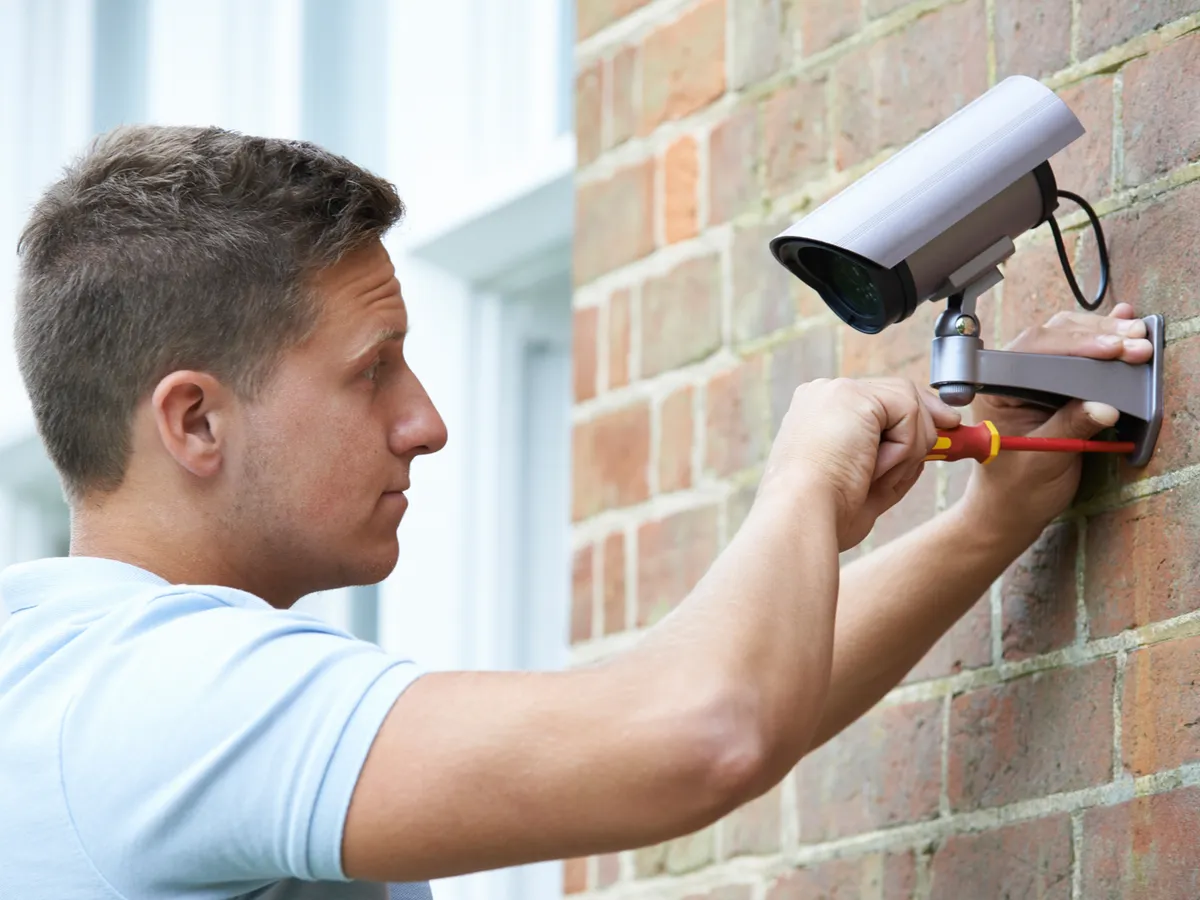 home security camera installation
